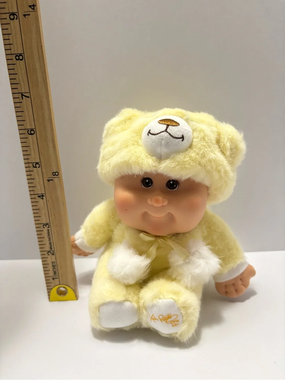 Cabbage Patch Kids Doll 25th Anniversary Snugglies Bear Xavier Roberts EUC